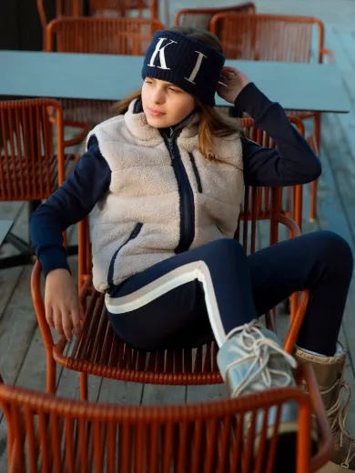 Bilde av WoolLand WL - Nusfjord vest kids Beige